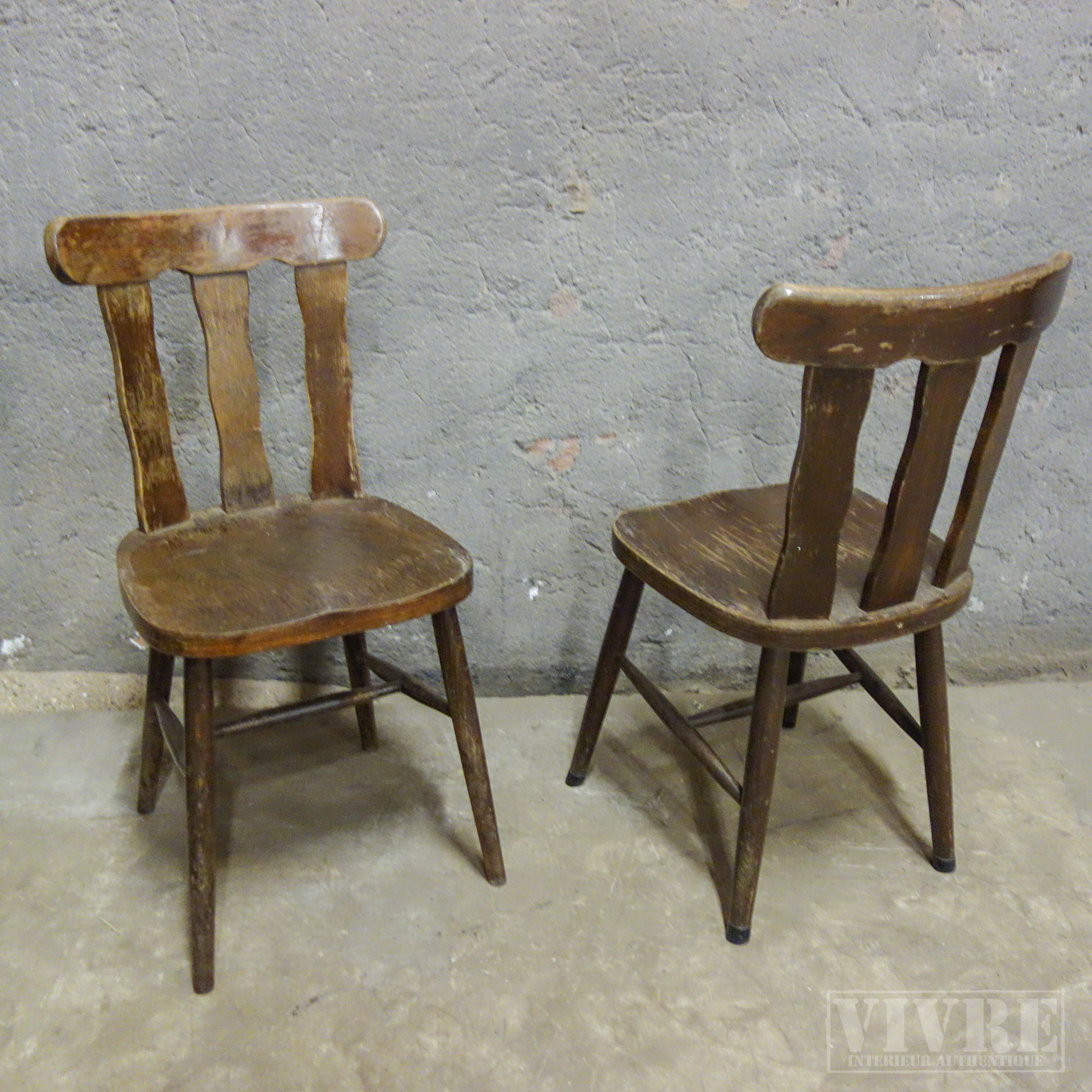 Momentum periode Kraan Grote partij café/horeca stoelen! Donker- & lichtbruin - 105 stuks -  Assortiment - Vivre Interieur Authentique