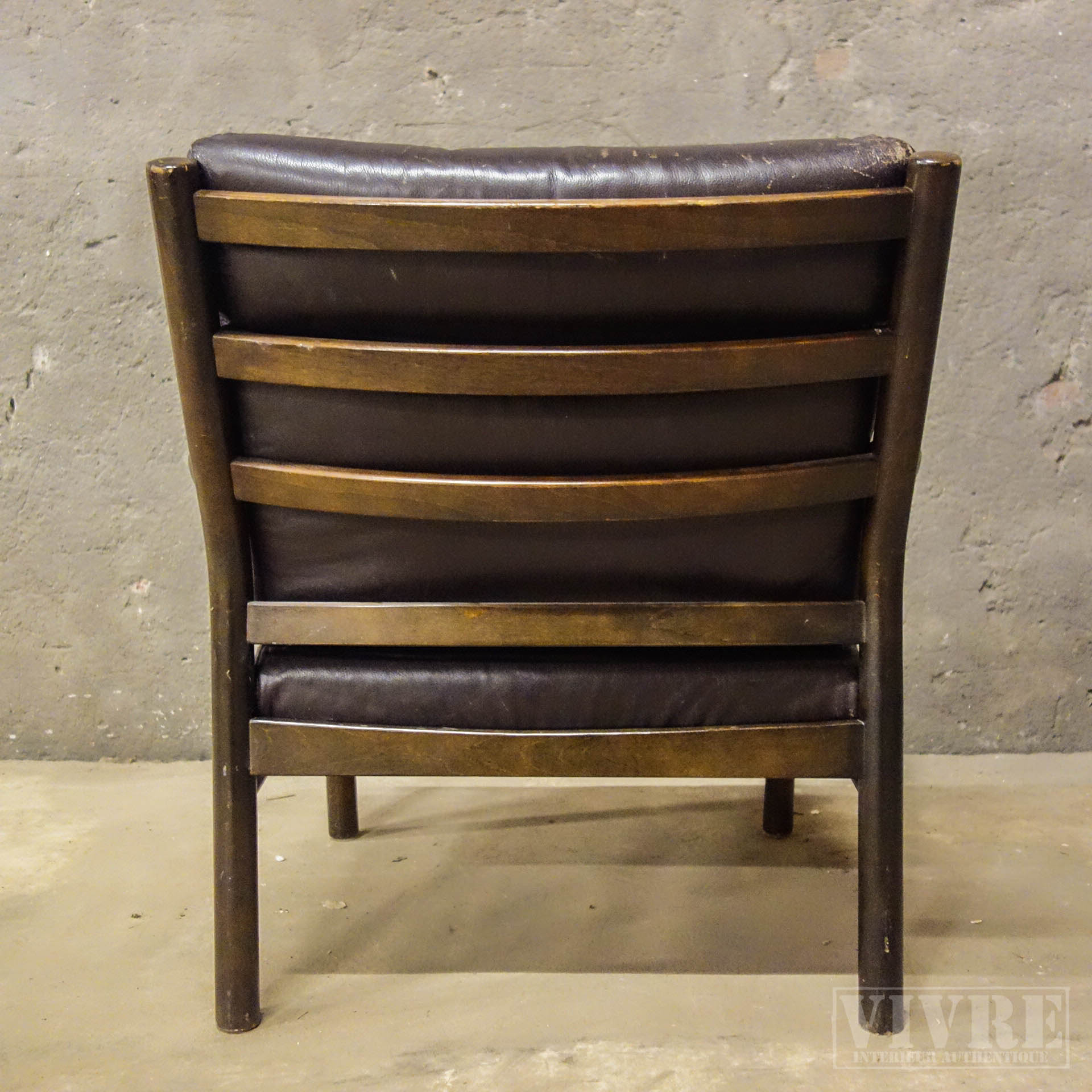 verkoopplan Leia gelijkheid Deense design fauteuil - jaren 60 - Assortiment - Vivre Interieur  Authentique