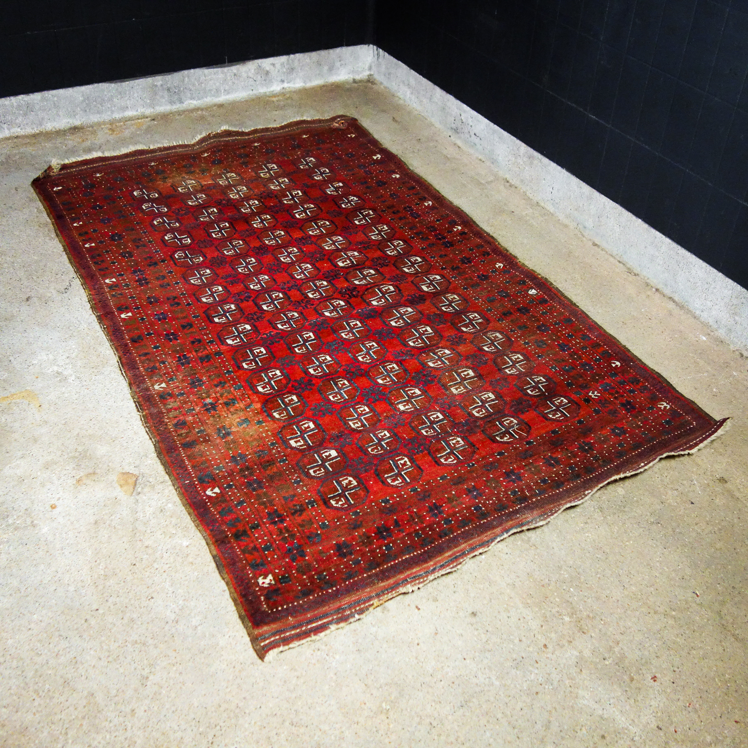 Gevangenisstraf goedkoop Rustiek Antiek Perzisch Tapijt - 240x143 - Rood - Assortiment - Vivre Interieur  Authentique